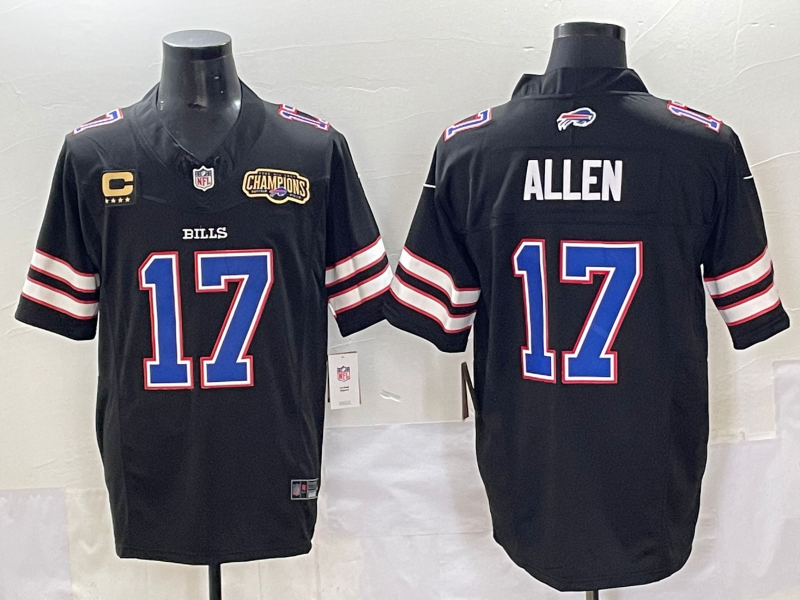 Men 2025 Buffalo Bills #17 Allen Black Nike Limited NFL Jersey style 003->->NFL Jersey